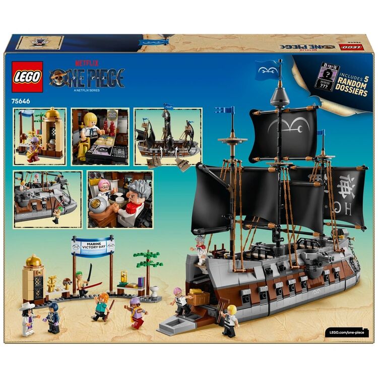 Product LEGO® One Piece: Garp's Marine Battleship (75646) image