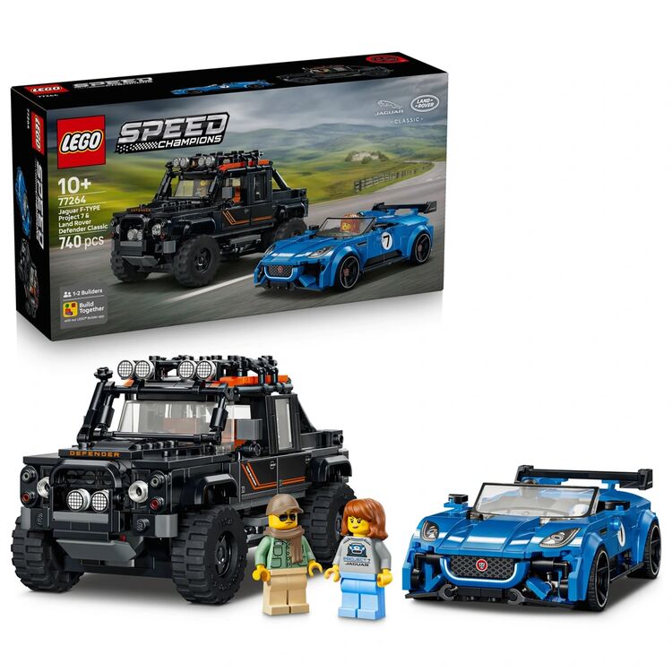 Product LEGO® Speed Champions: Jaguar Project 7 & Land Rover Defender (77264) image