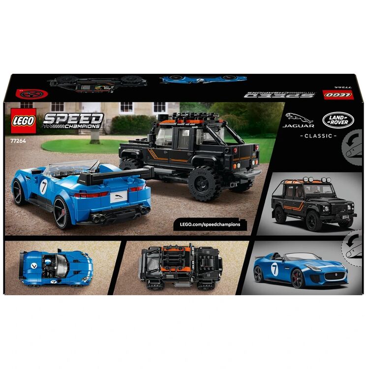 Product LEGO® Speed Champions: Jaguar Project 7 & Land Rover Defender (77264) image