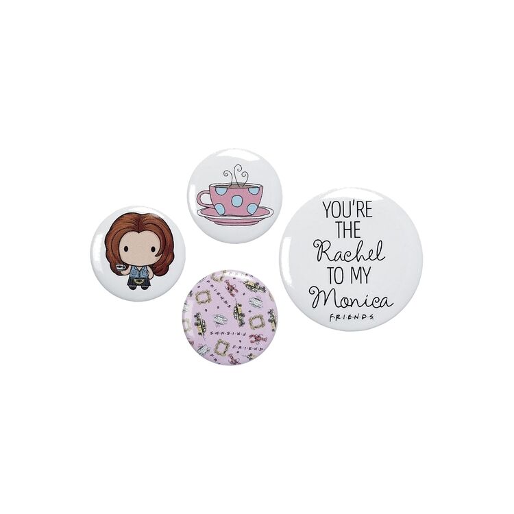 Product Friends Rachel 4 Button Badge Set image