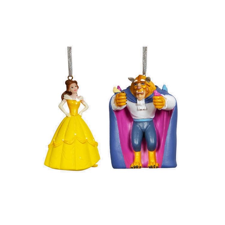 Product Disney Beauty & The Beast Set of 2 Hanging Decoration image