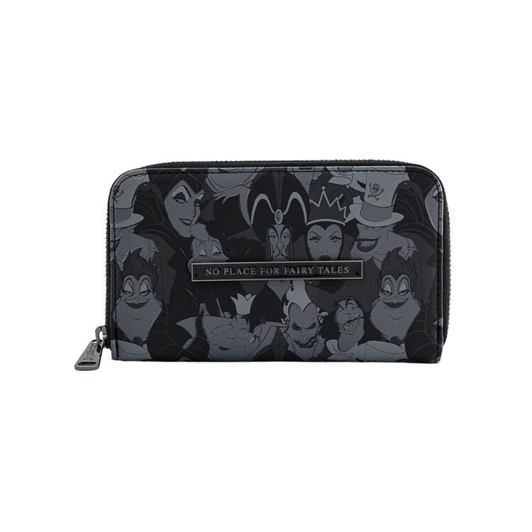 Product Loungefly Disney Villians Debossed Zip Around Wallet image