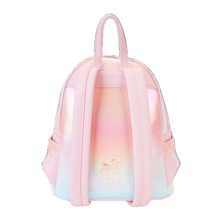Product Loungefly Sanrio Hello Kitty 50Th Anniversary Clear And Cute Cosplay Mini Backpack image