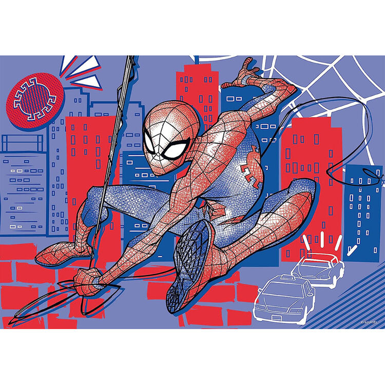 Product Παζλ Ravensburger Giant Floor Puzzle Marvel: Spider-Man - Spider-Man the Superhero (24pcs) (3088) image