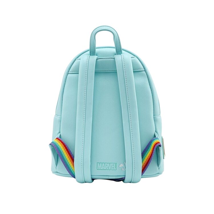 Product Loungefly Marvel Deadpool 30TH Anniversary Unicorn Rainbow Backpack image