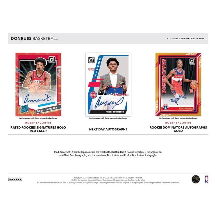 Product 2023-24 Donruss NBA Basketball Mega Box image