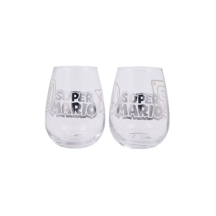 Product Super Mario Set Of 2 Glasses image