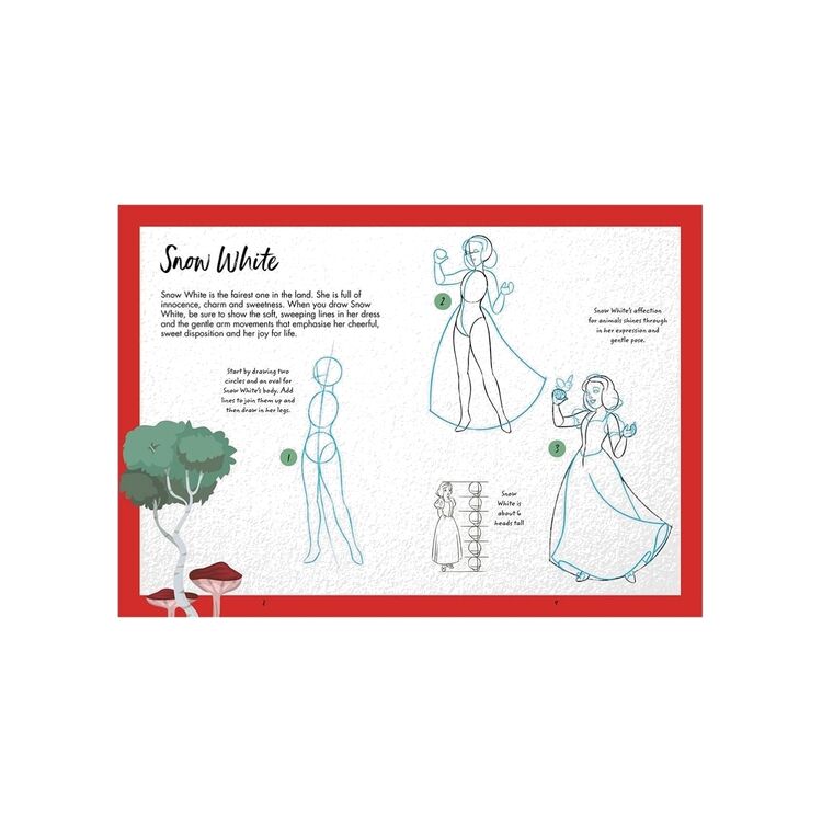 Product Disney: How to Draw Princesses : With step-by-steps for 12 Princesses and their friends! image