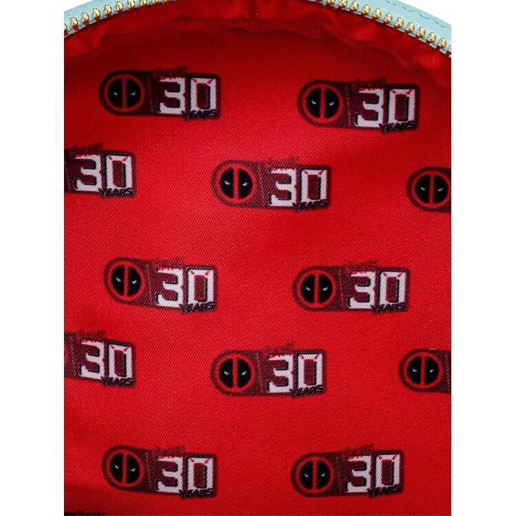 Product Loungefly Marvel Deadpool 30TH Anniversary Unicorn Rainbow Backpack image