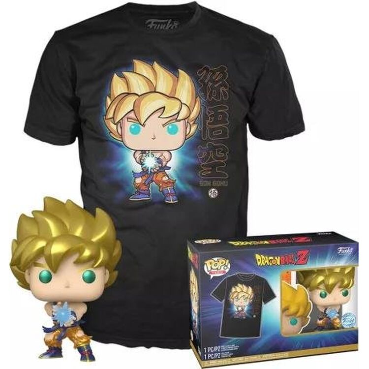 Product Funko Pop! & Tee (Adult): Dragon Ball Z Goku(Wave) (Glows in the Dark) (Special Edition image