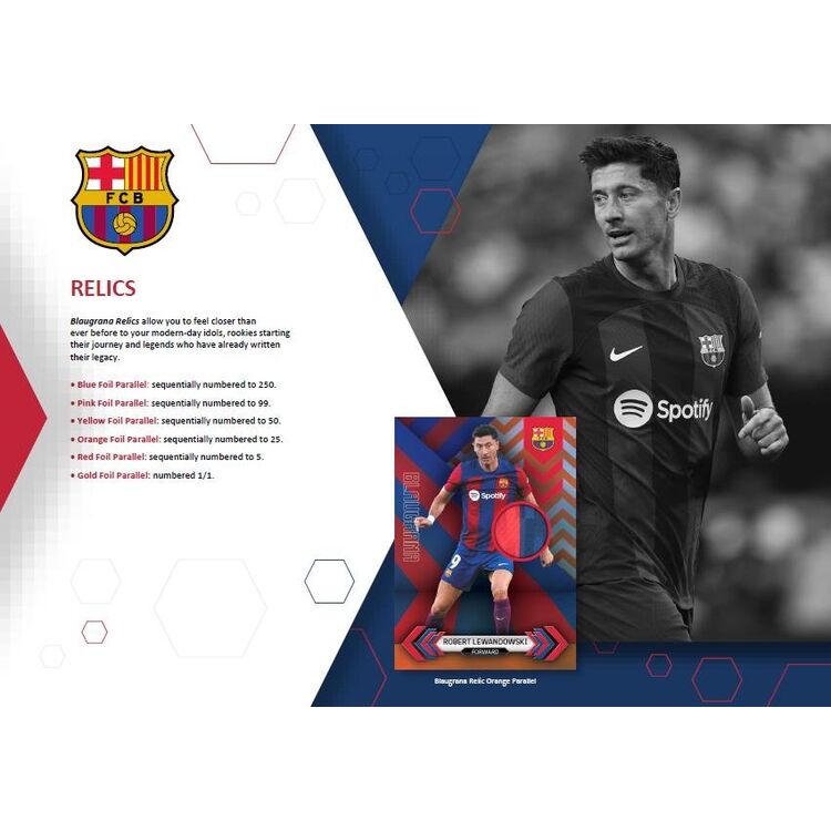 Product Topps 2023-24 Barcelona Official Team Set image