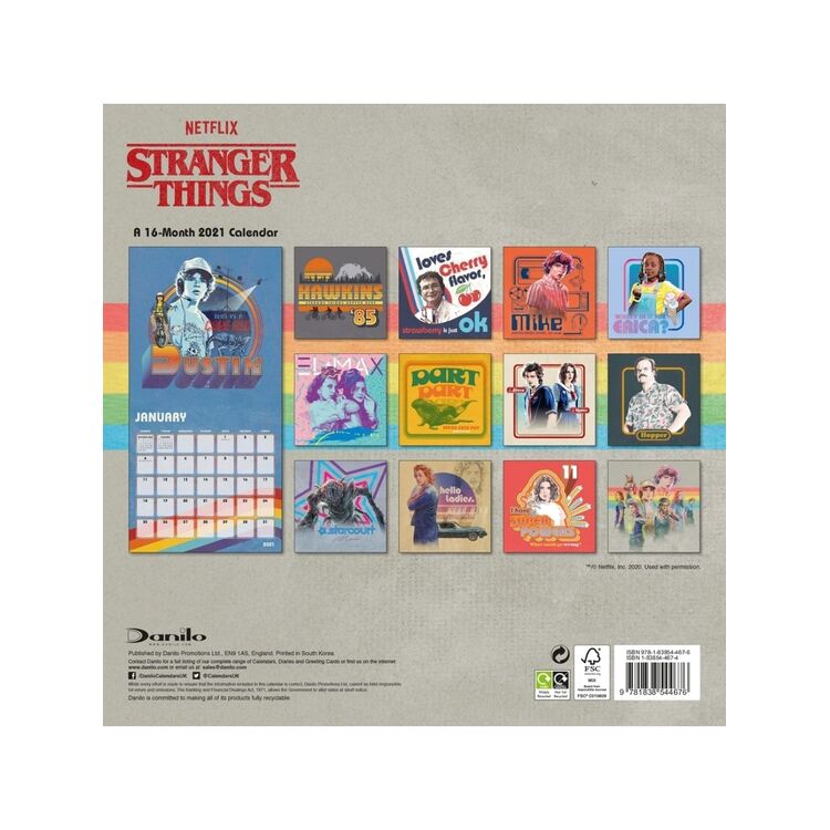 Product Stranger Things Calendar 2021 image