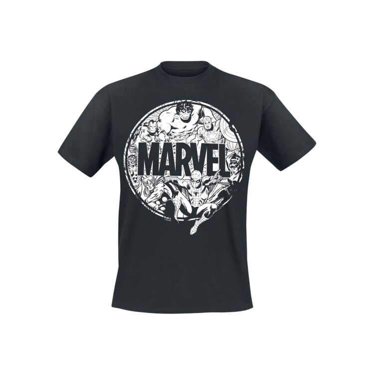 Product Marvel Character Circle T-Shirt image