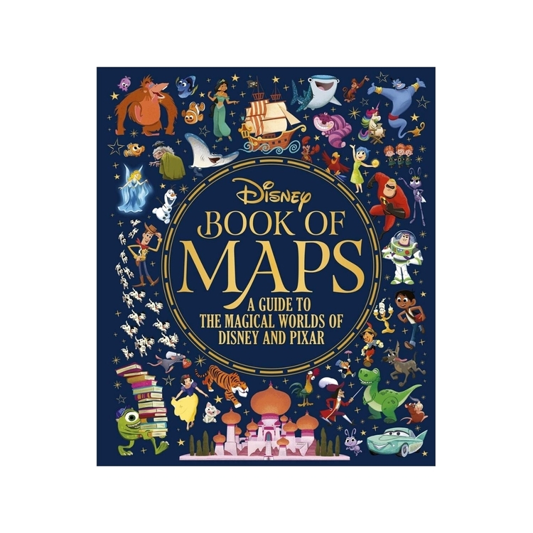Product The Disney Book of Maps : A Guide to the Magical Worlds of Disney and Pixar image
