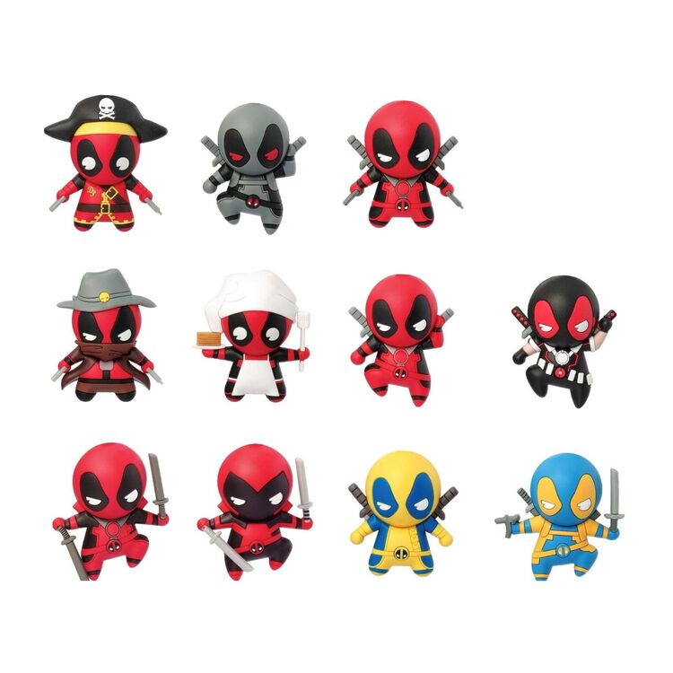 Product Μπρελόκ Marvel Deadpool Series 1 3D Foam Bag Clip (Τυχαία Επιλογή) image