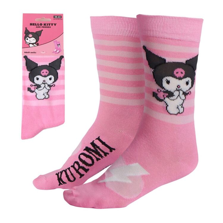 Product Κάλτσες Hello Kitty Kuromi Pink Socks image