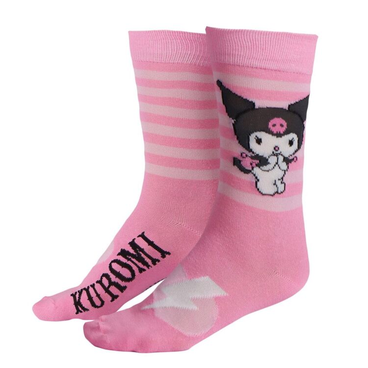 Product Κάλτσες Hello Kitty Kuromi Pink Socks image