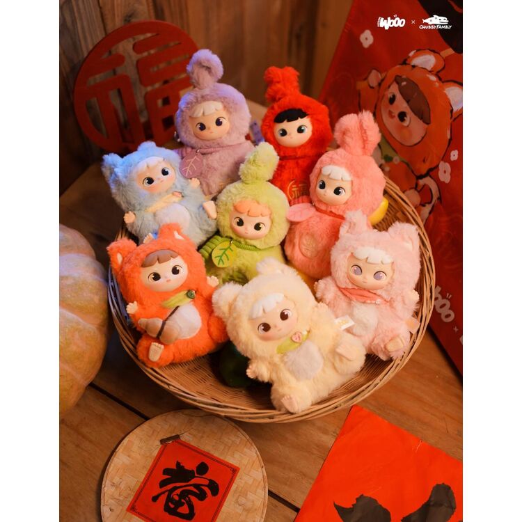 Product Μπρελόκ Cimmy  Hulu & Fox Plush Keychain Blind Box 1τμχ Τυχαία Επιλογή image