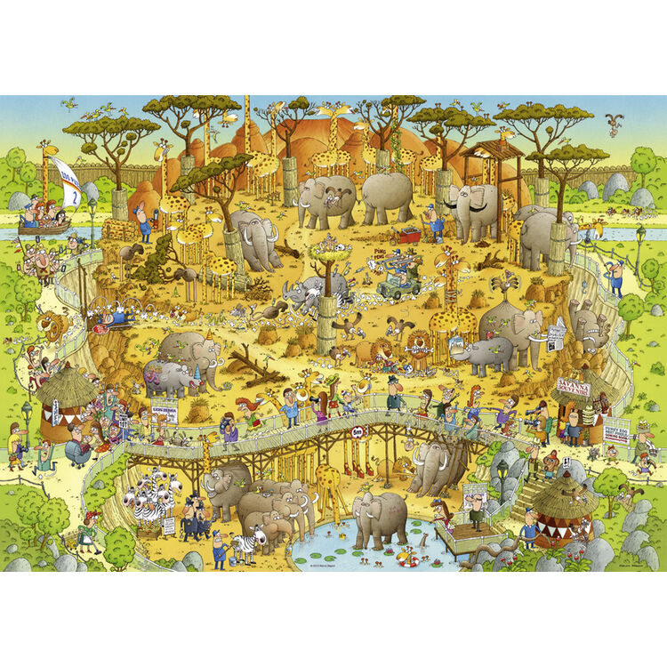 Product Παζλ 29639 St Funky Zoo African Habitat 1000 Κομμάτια image
