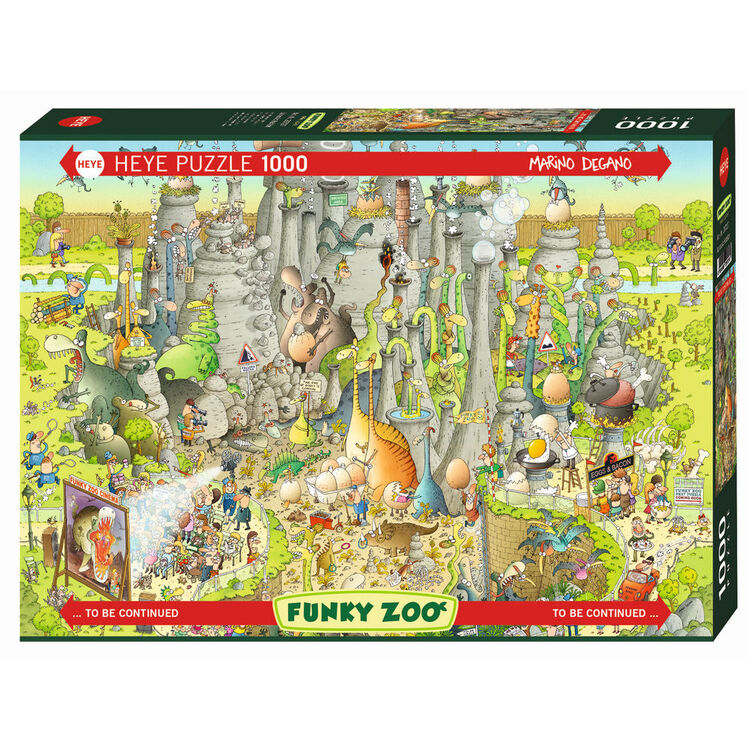 Product Puzzle 29727 St Funky Zoo Jurassic Habitat 1000 Pieces image