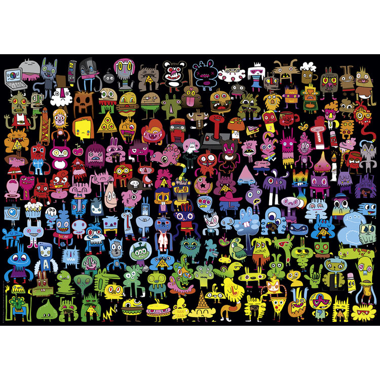 Product Παζλ 29786 St Pensre My Friends Doodle Rainbow 1000 Κομμάτια image