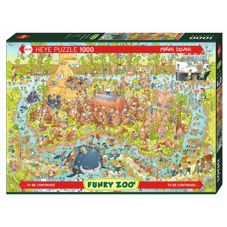 Product Puzzle 29870 St Funky Zoo Australian Habitat 1000 Pieces image