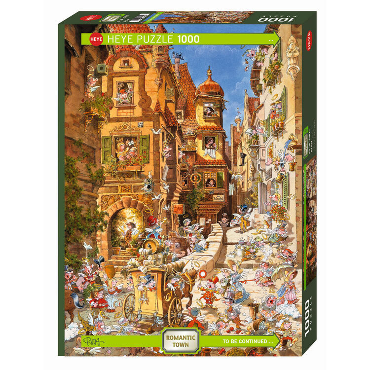 Product Puzzle 29874 St Romantic Town By Day 1000 Pieces image