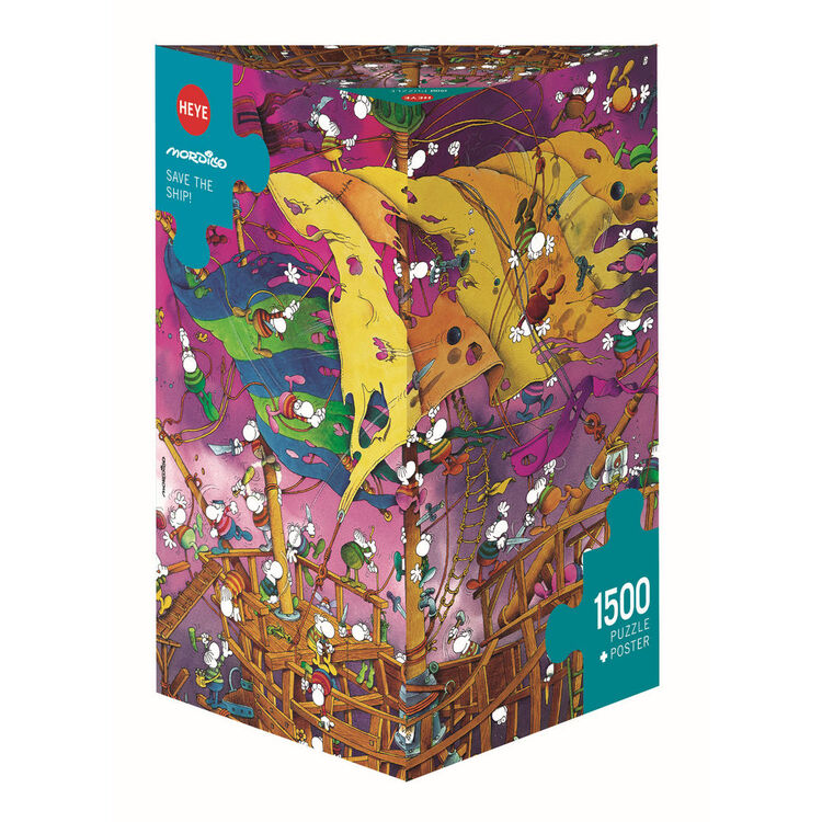 Product Παζλ 29924 Tr Mordillo Save The Ship! 1500 Κομμάτια image