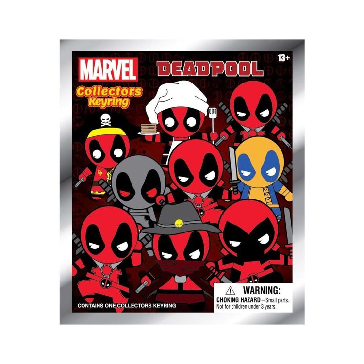 Product Μπρελόκ Marvel Deadpool Series 1 3D Foam Bag Clip (Τυχαία Επιλογή) image