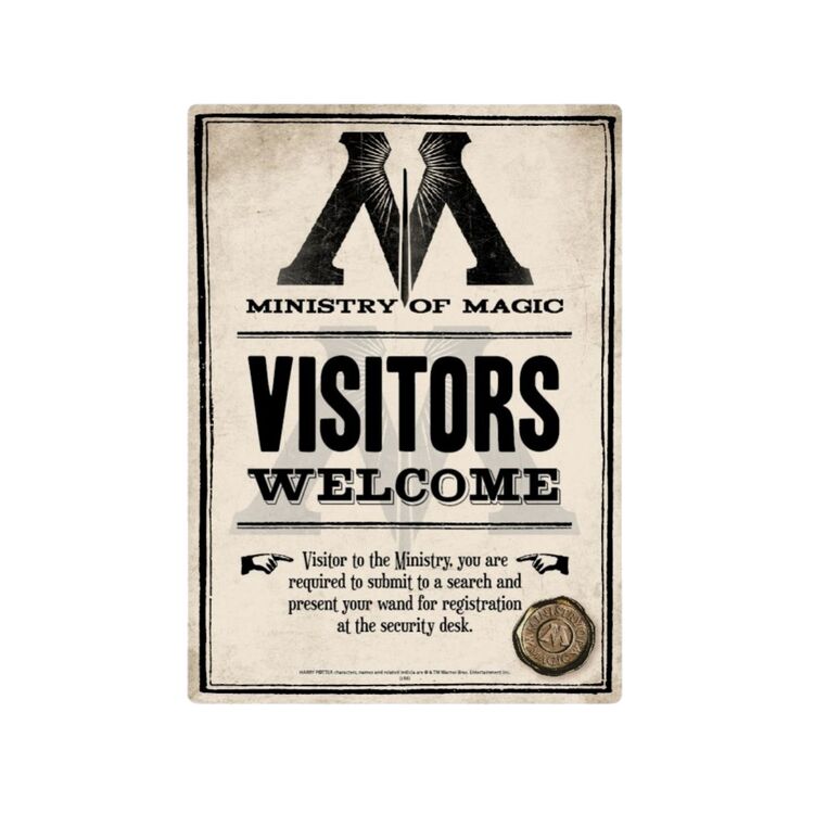 Product Harry Potter Ministry Of Magic Tin Sign image