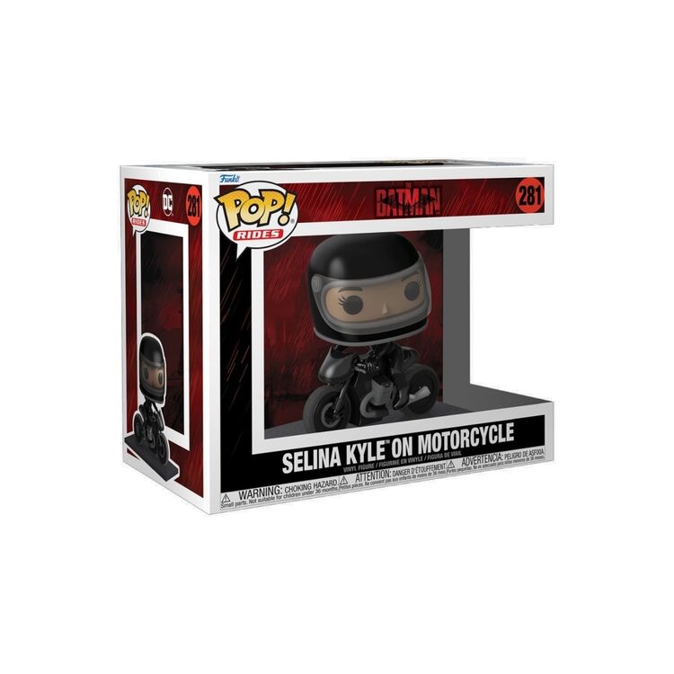 Product Funko Pop! The Batman (2022) - Selina Kyle (Catwoman) with Motorcycle image