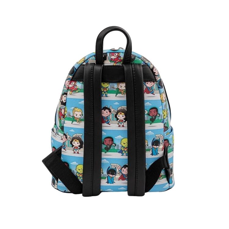 Product Loungefly Dc Superheroes Chibi Lineup Mini Backpack image