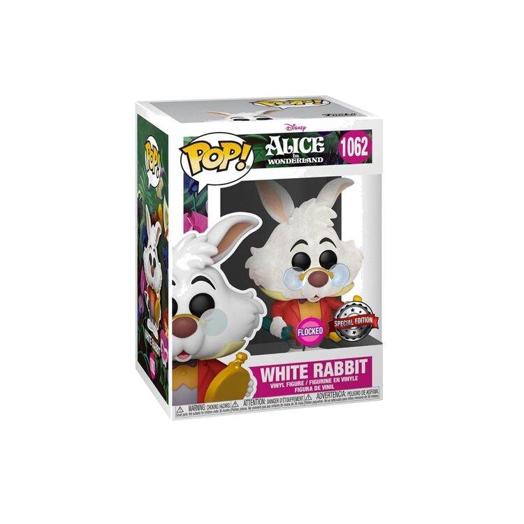 Product Funko Pop! & Tee Disney Alice In Wonderland White Rabbit Flocked image