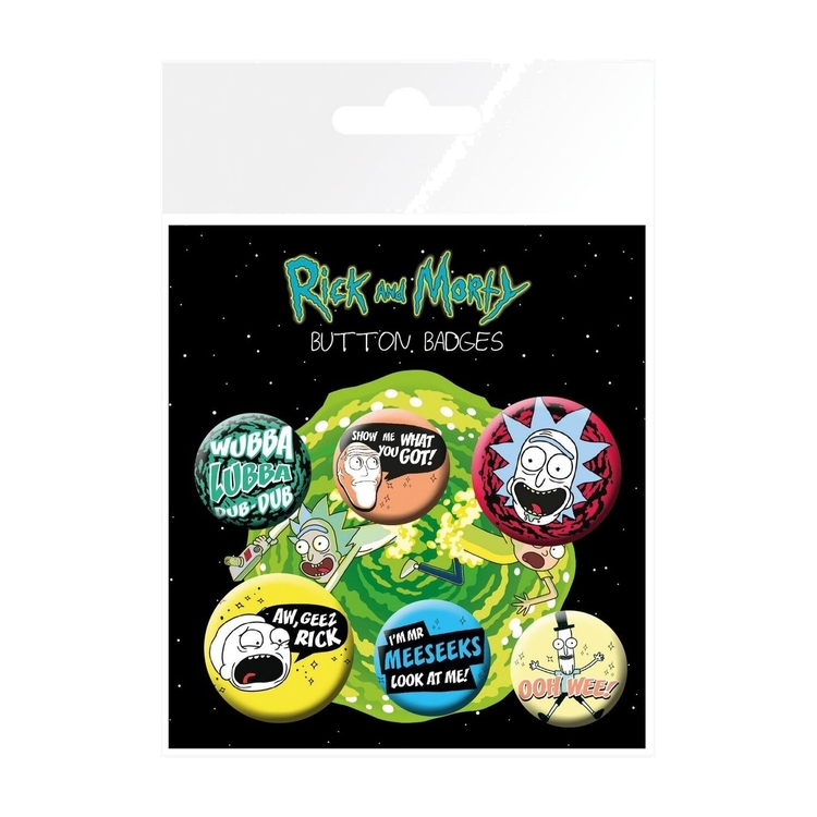 Product Rick and Morty Badge Pack image