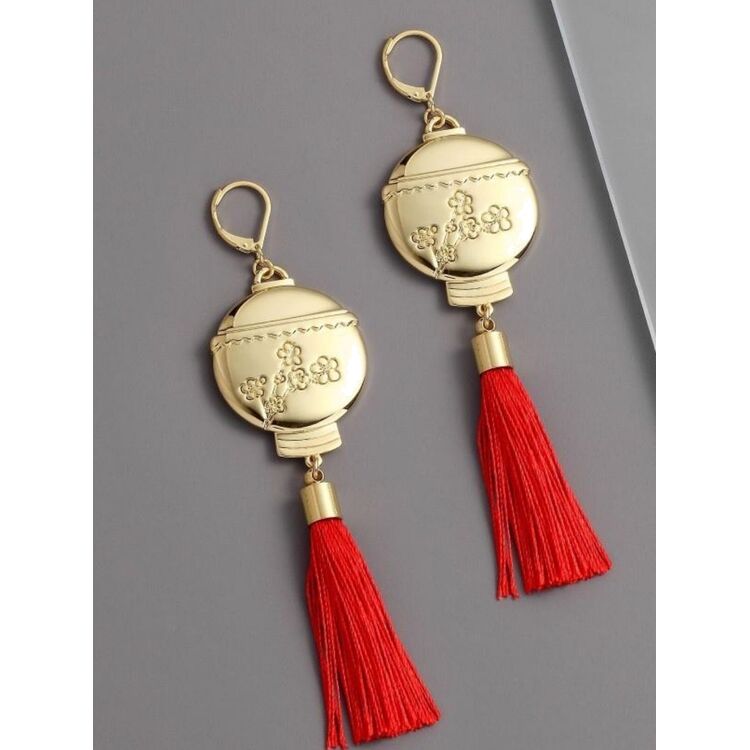 Product Disney Couture Mulan Statement Lantern with Red Tassels image