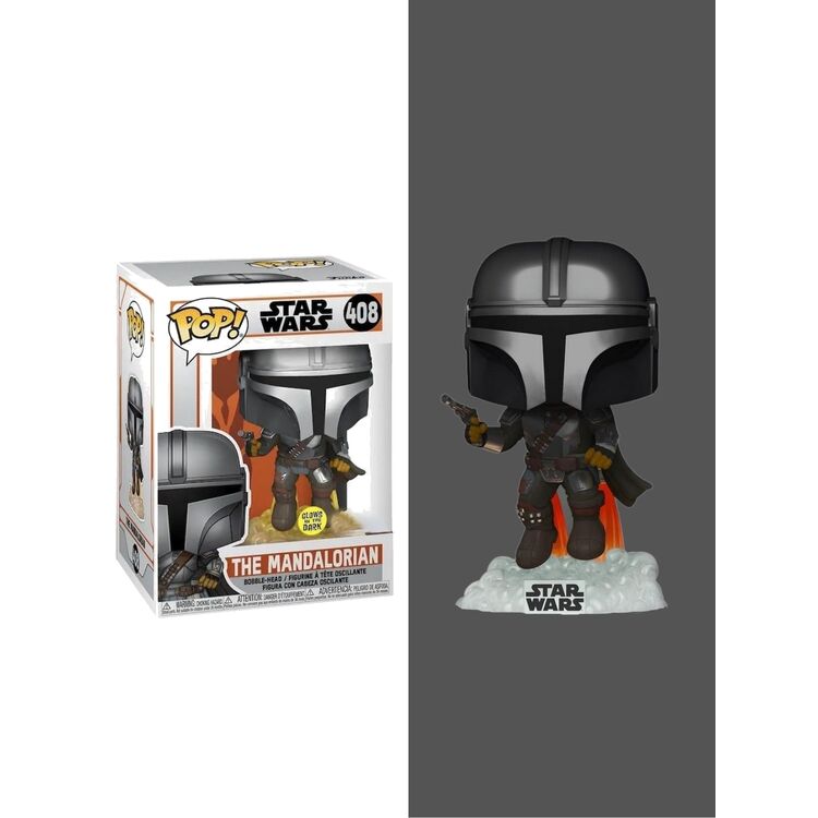 Product Funko Pop!Star Wars Mandalorian Flying ( Special Edition) - Nerdom Exclusive image