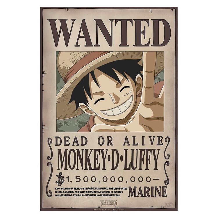 Product One Piece Luffy Wanted Poster image