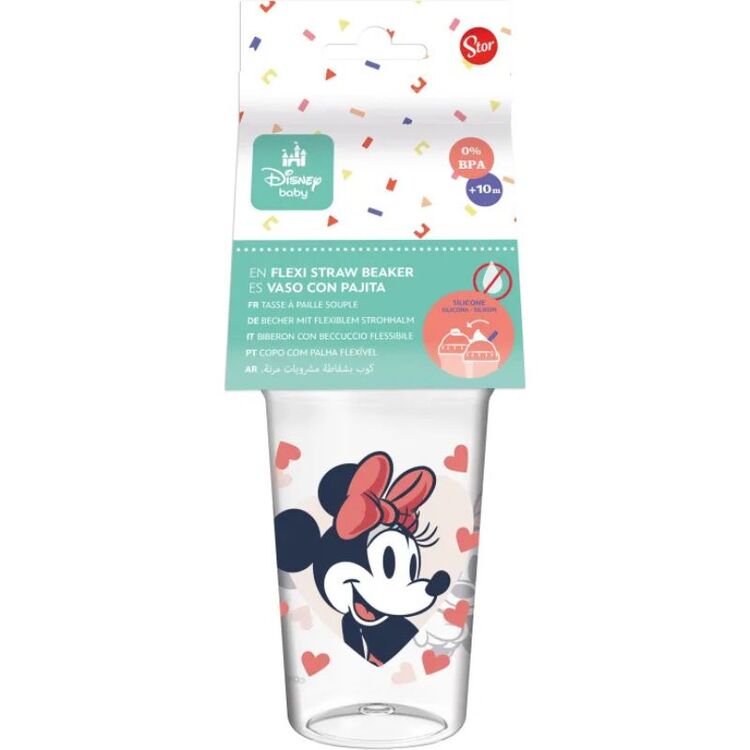 Product Παιδικό Ποτήρι Disney Minnie Mouse Toddler Flexi Straw Cup image