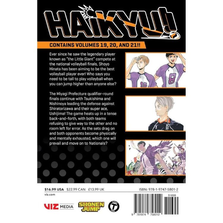 Product Haikyu!! (3-in-1 Edition), Vol. 7 : Includes vols. 19, 20 & 21 image