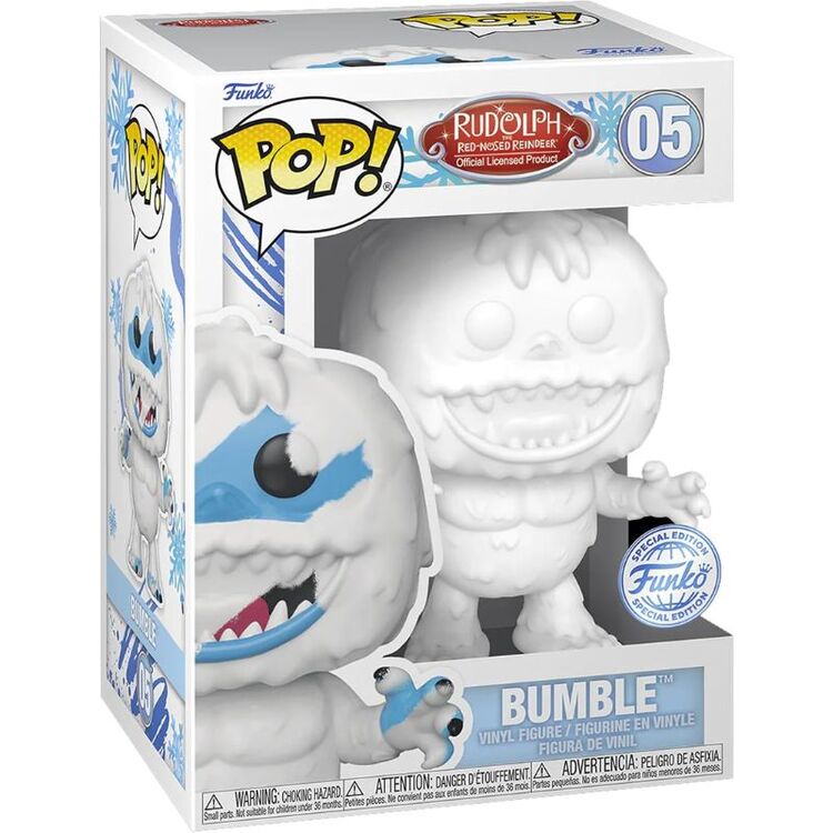 Product Φιγούρα Funko Pop! Rudolph The Red-Nosed Reindeer - Bumble (DIY) (White) (Special Edition) image
