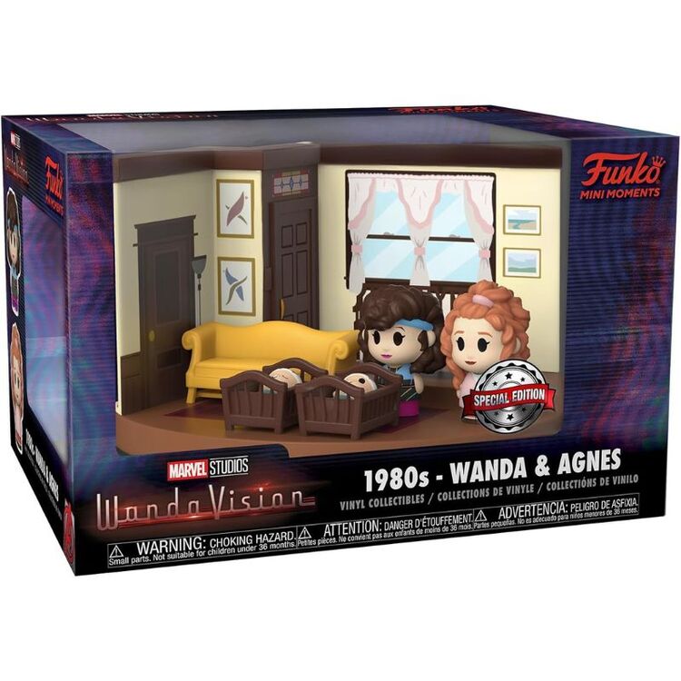Product Φιγούρες Funko Mini Moments Marvel Studios WandaVision - 1980s - Wanda & Agnes Living Room (Special Edition) image
