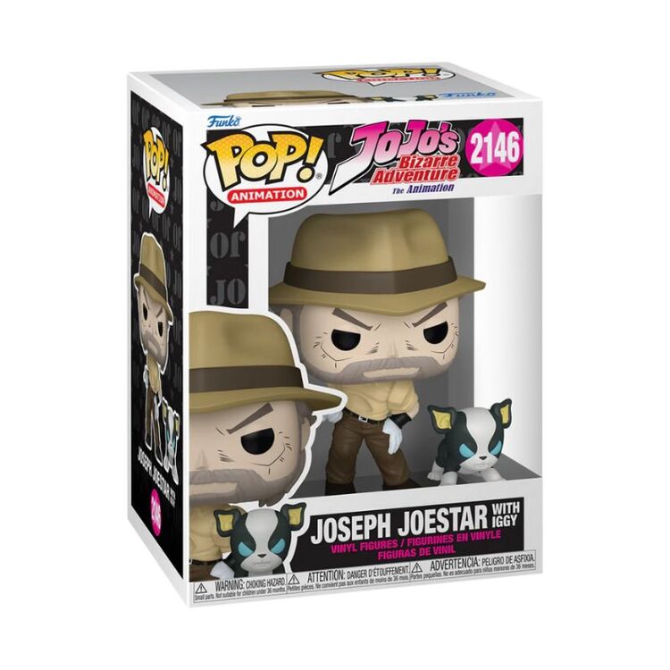 Product Φιγούρα Funko Pop! JoJo's Bizarre Adventure - Joseph Joestar with Iggy image