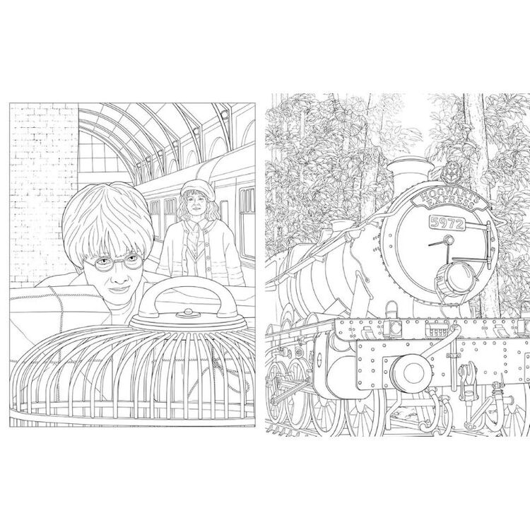 Product Harry Potter: Travels Through the Wizarding World: An Official Coloring Book image