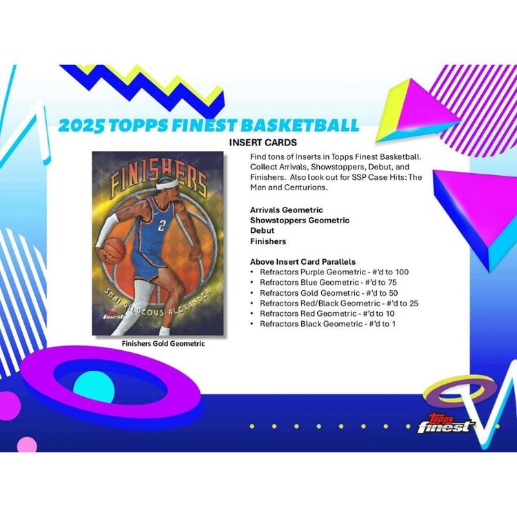 Product Topps 2024-2025 Basketball Finest Breakers Delighted Box image