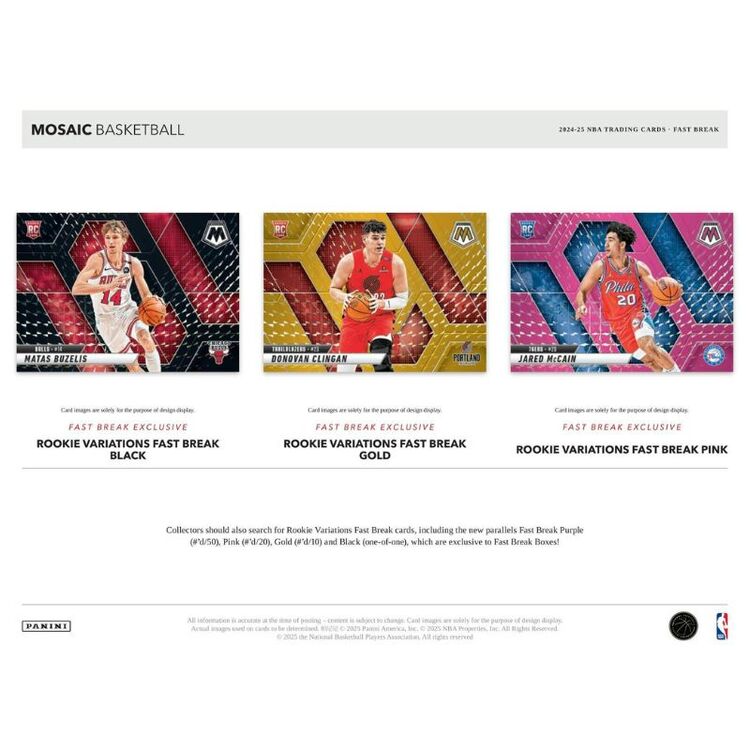 Product Panini 2024-2025 Mosaic Basketball Fast Break Box image