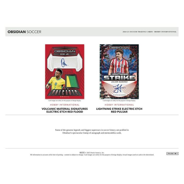 Product Panini 2024-2025 Obsidian Soccer Hobby International Box image
