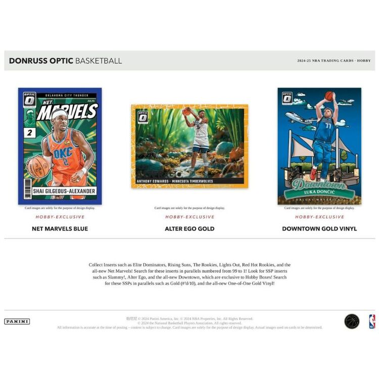 Product Panini 2024-25 Donruss Optic Basketball Hobby Box image
