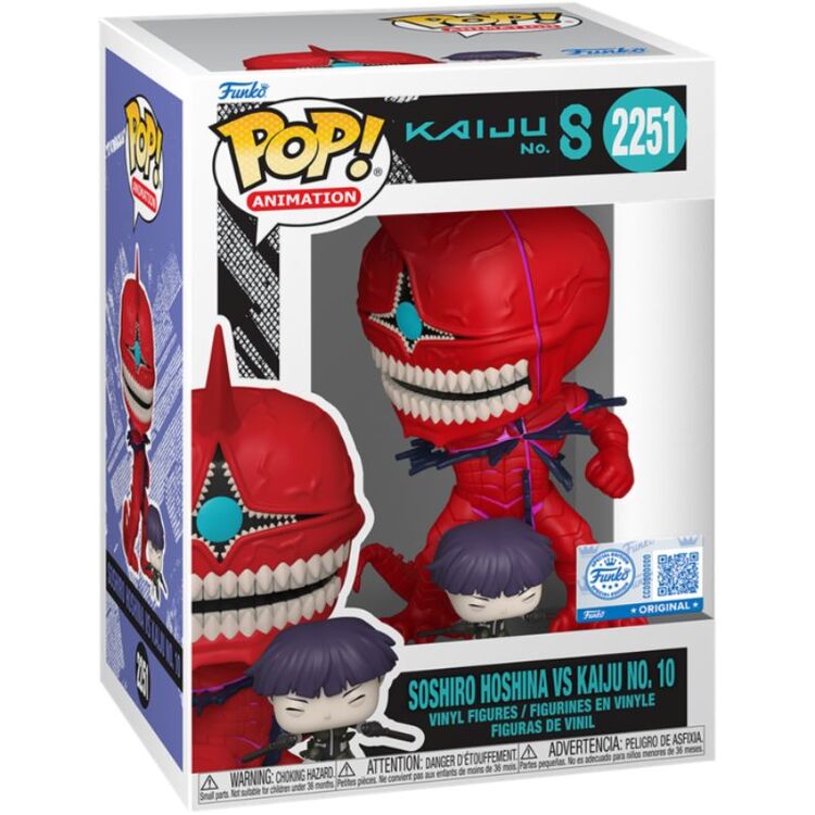 Product Φιγούρα Funko Pop! Kaiju No.8 - Soshiro Hoshina vs. Kaiju No.10 (Special Edition) image