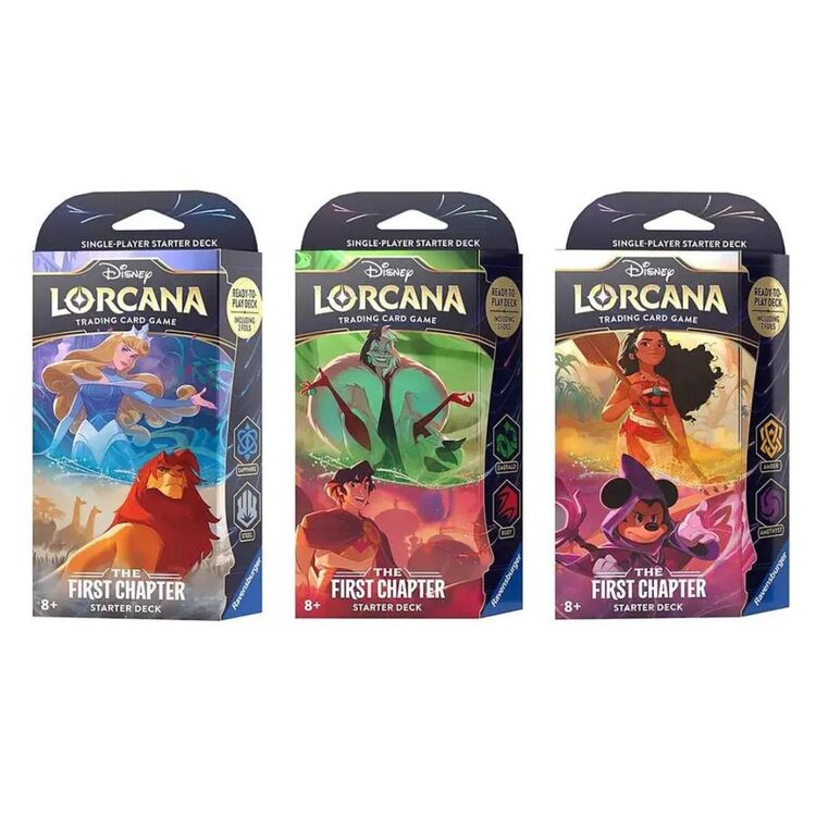 Product Disney Lorcana Trading Cards Starter Deck First Chapter image