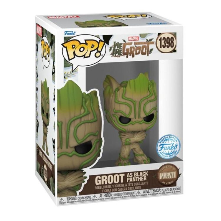 Product Φιγούρα Funko Pop! We are Groot Groot as Black Panther (Special Edition) image